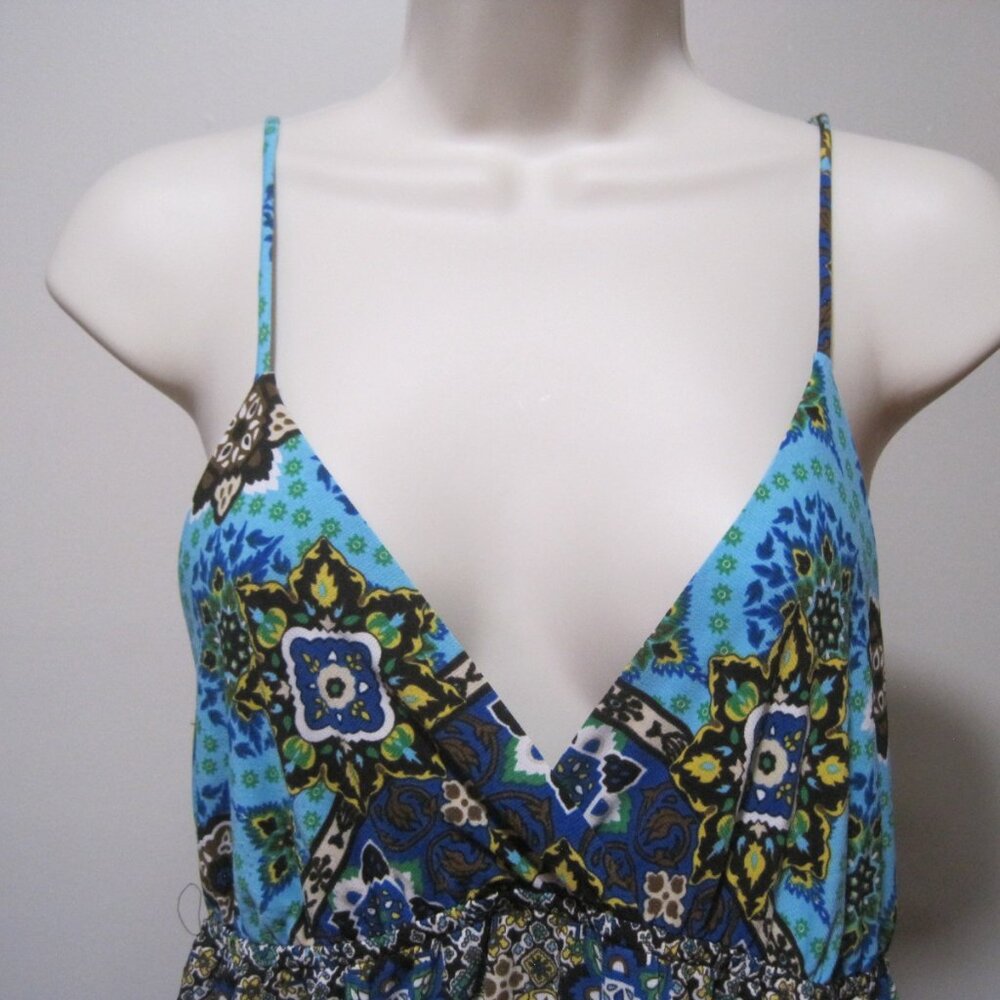 Wet Seal Vintage Babydoll Women's Medium Sleeveless Spaghetti Strap Maxi Dress - Picture 2 of 7